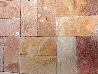 Travertine Tumbled Marble Colors